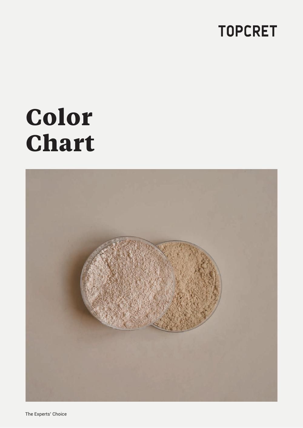 Topcret color chart page 1