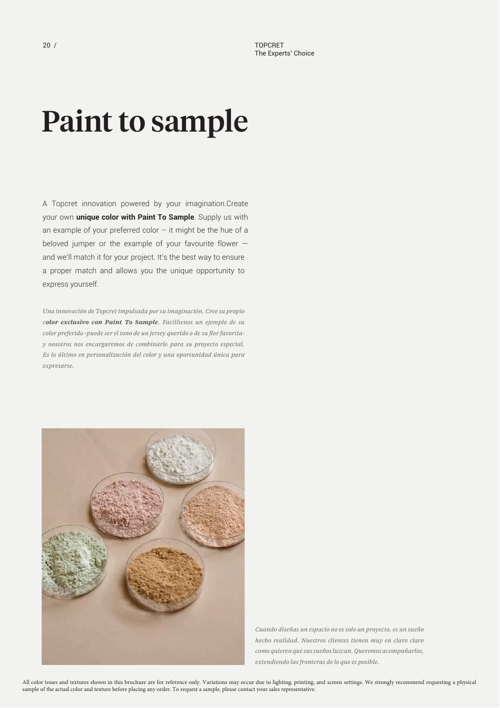 Topcret color chart page 20