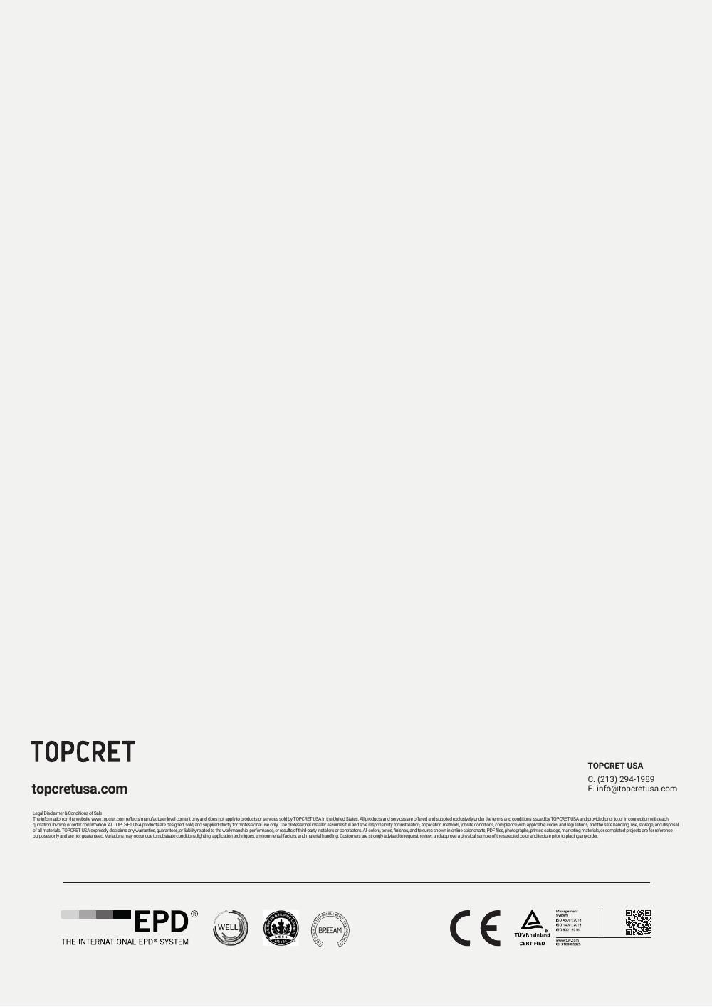 Topcret color chart page 22